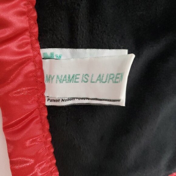 My Banky Security Blanket Lovey Ladybug Lauren Satin Trim Plush Crazy Mountain - Picture 5 of 7